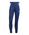 adidas Tiro 24 Slim Trainingshose Blau Weiss - blau