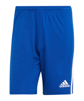 adidas Squadra 21 Short Blau Weiss - blau