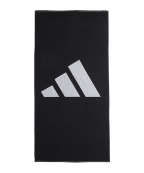 adidas Handtuch Grösse L Schwarz - schwarz