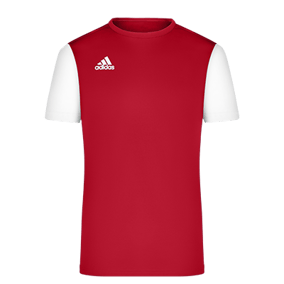 adidas Estro 19 jersey shorts sleeve red white