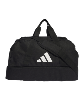 adidas Tiro League Duffel Bag Gr. S Schwarz Weiss - schwarz