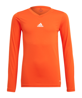 adidas Team Base Top langarm Kids Orange - orange
