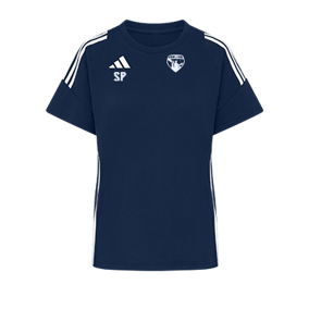 adidas Tiro 24 t-shirt femmes bleu blanc 