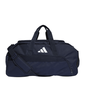 adidas Tiro League Duffel Bag Gr. M Blau Schwarz - dunkelblau