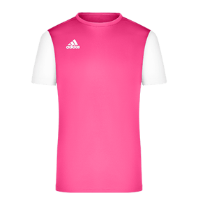 adidas Estro 19 jersey shorts sleeve pink white