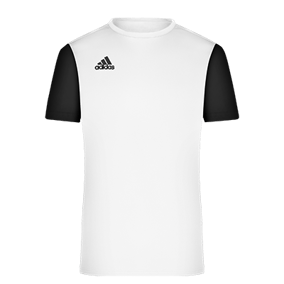 adidas Estro 19 jersey shorts sleeve white black