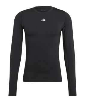 adidas Techfit Aeroready Sweatshirt Schwarz - schwarz