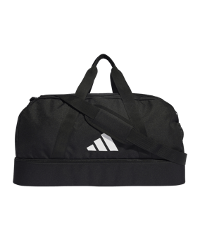 adidas Tiro League Duffel Bag Gr. M Schwarz Weiss - schwarz