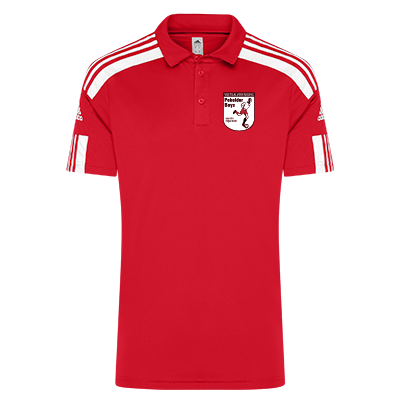 adidas Squadra 21 polo shirt red and white 